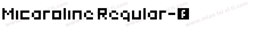 Micaroline Regular字体转换
